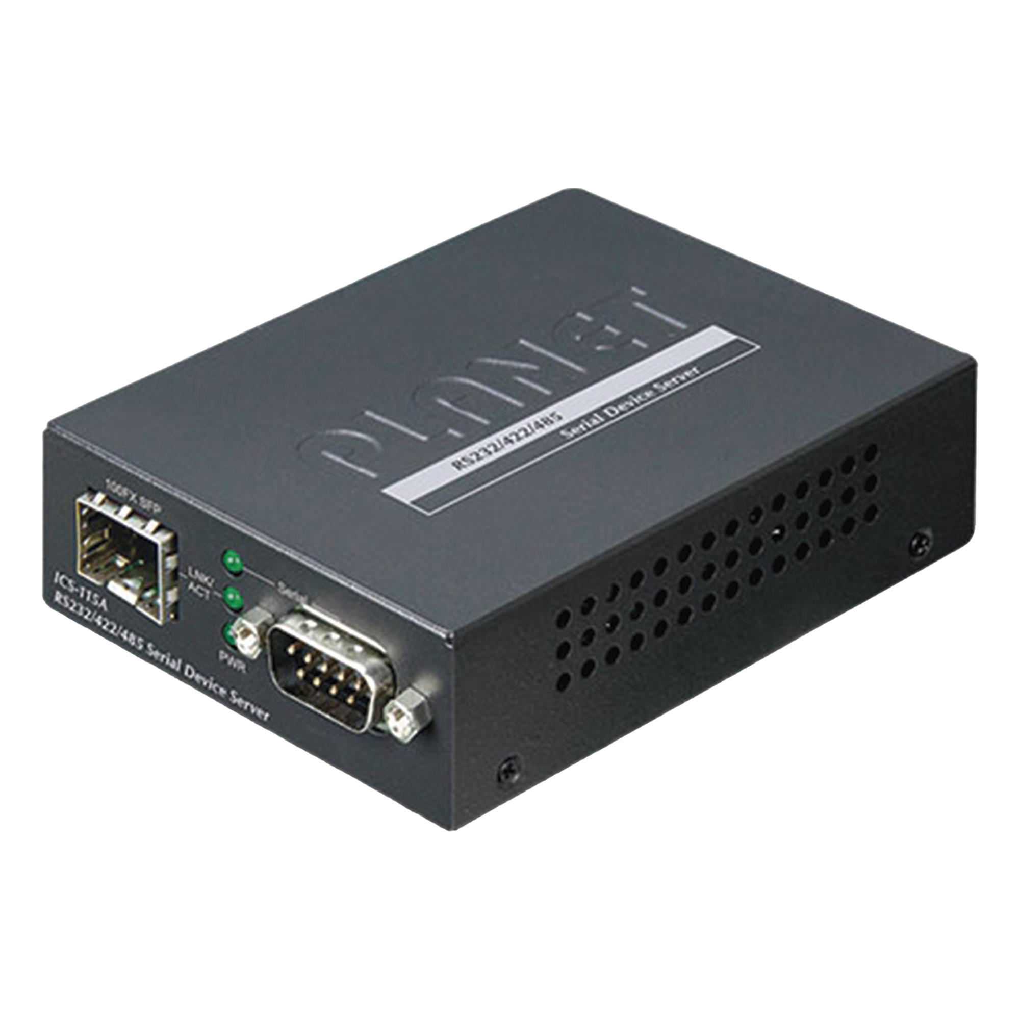 Convertidor de Medios RS-232/422/485 a SFP 100 Base-FX — PLANET · SKU ICS-115A