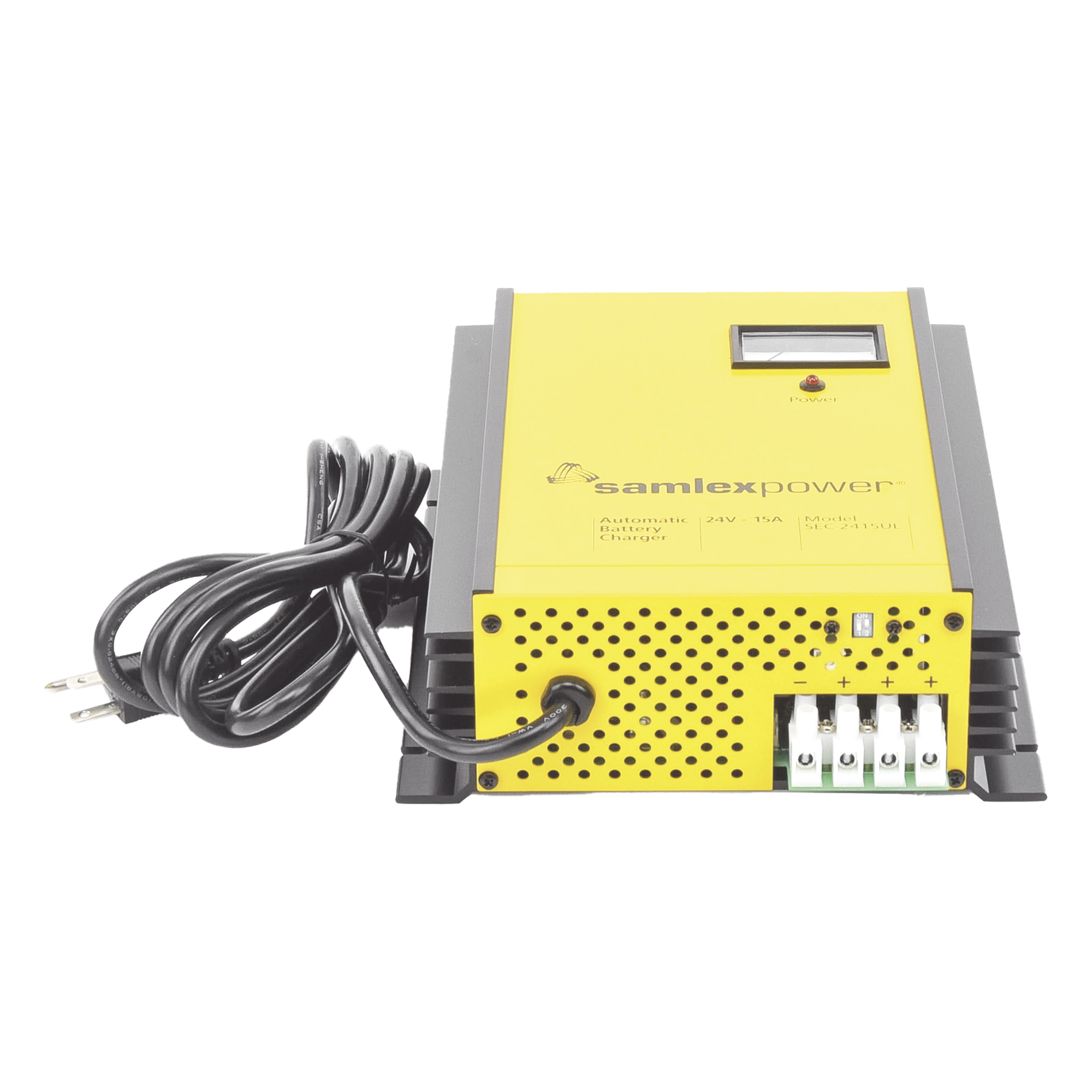 Cargador de Baterías de Plomo Ácido 24 Volts, 15 A / Bancos de 100 a 200 Ah — SAMLEX · SKU SEC-2415-UL