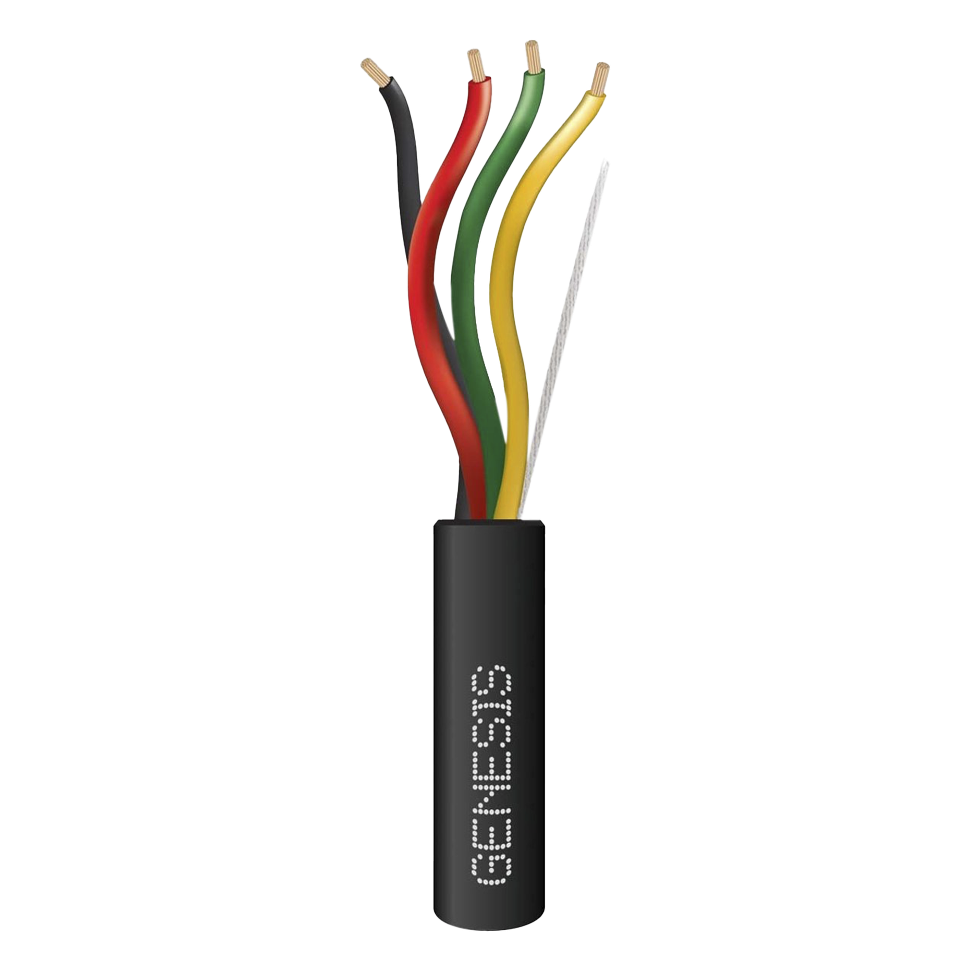 Carrete de Cable 305 Metros (1000 Pies) / 4 x 18 AWG / Cable Direct Burial / Para Uso en Intemperie / Uso en Aplicaciones en Sistemas de Detección de Incendio, Sistemas de Evacuación, Control de Acceso — GENESIS · SKU 4157-1008