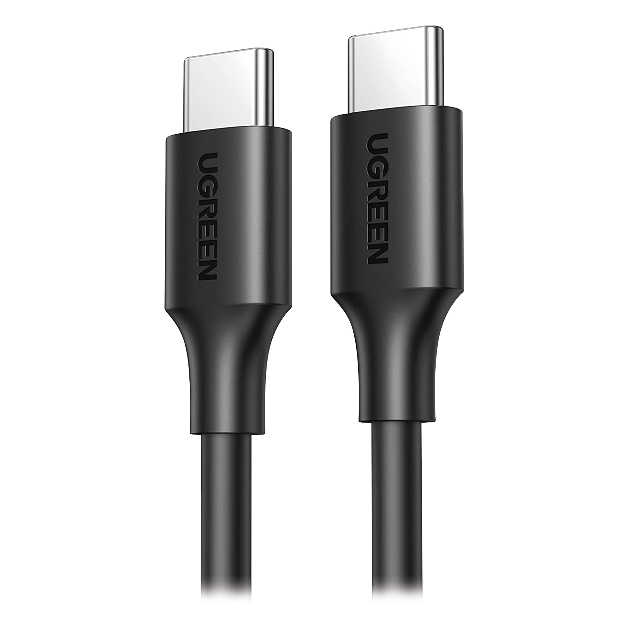 Cable USB-C a USB-C | 1 Metro | Carga Rápida de hasta 60W | Transferencia de datos de 480 Mbps | PD3.0 | QC 4.0/3.0/2.0 | FPC | AFC | Duradero y Flexible| Caja ABS | Cubierta de TPE | Color Negro. — UGREEN · SKU 50997