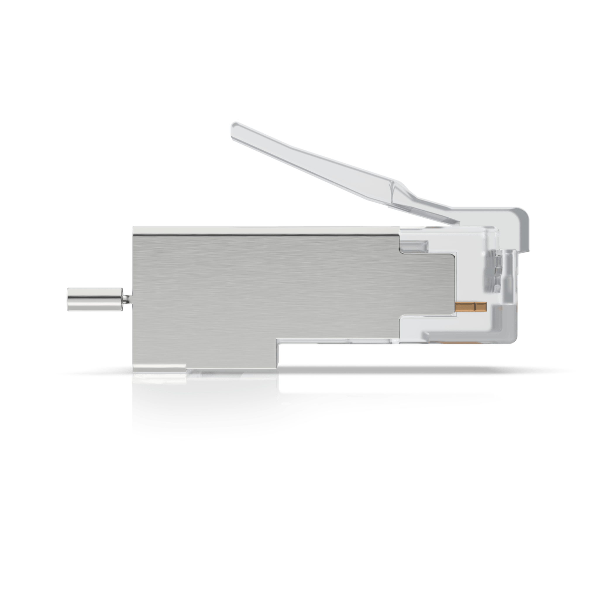 Paquete de 100 Conectores RJ45 Blindados Diseñados para Cables Ethernet UISP (UISP Cable Pro y Cable Carrier)