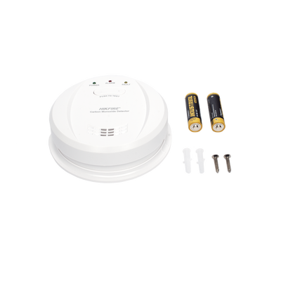 (HikFire) Detector de Monóxido de Carbono / Sensor Electroquímico Avanzado / Alarma Visual y Audible