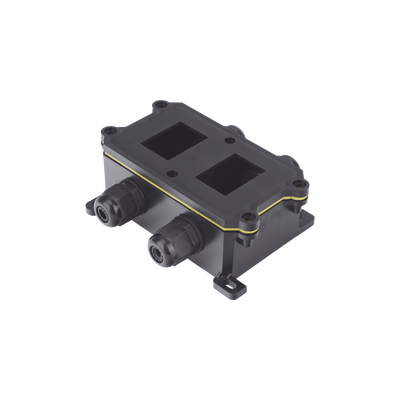 Caja de Plástico ABS/PA66 para Interruptores AccessPRO / Compatible con los Interruptores APB-0 Series / IP65 / 4 Puertos de Conexión