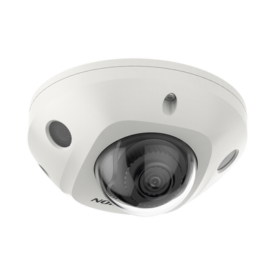 Mini Domo IP 6 Megapixel / Lente 2.8 mm / 30mts IR EXIR / Micrófono Integrado / Exterior IP67 / IK08 / PoE / DARKFIGHTER / Alarmas y Audio I/O / ONVIF / Micro SD / 4 Analíticos: AcuSense, Deteccion Facial, Conteo de Personas por Cruce y Zona