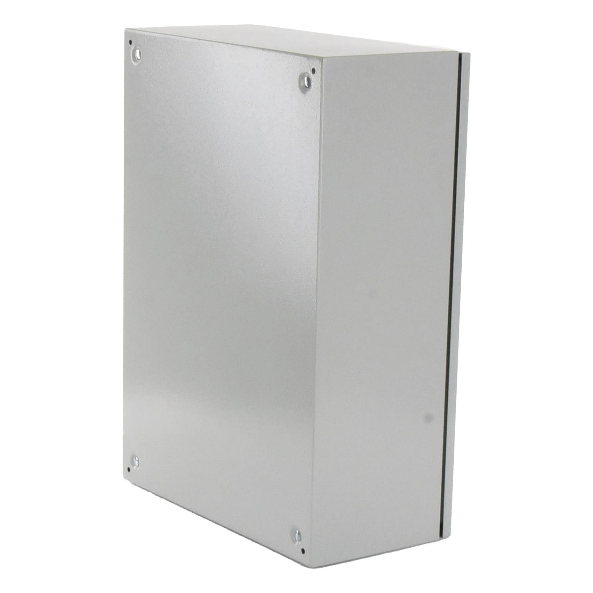 Gabinete de Acero para Exterior / IP55 / Ventilación Integrada / 500 x 700 x 250 mm / Placa Trasera Metálica / Cerradura con Llave