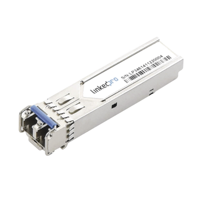 Transceptor Óptico Industrial SFP (Mini-Gbic) / Monomodo 1310 nm / 1.25 Gbps / 1000BASE-LX / Conectores LC/UPC Dúplex / DDM / Hasta 20 km — LINKEDPRO BY EPCOM · SKU LP-IND-SFP-1G-SM-20