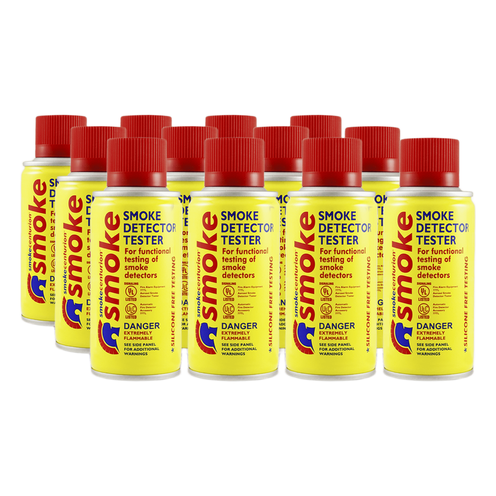 Caja de 72 latas de humo sintético en aerosol para probar detectores de humo en uso manual o en dispensadores SOLO-330/SOLO-332