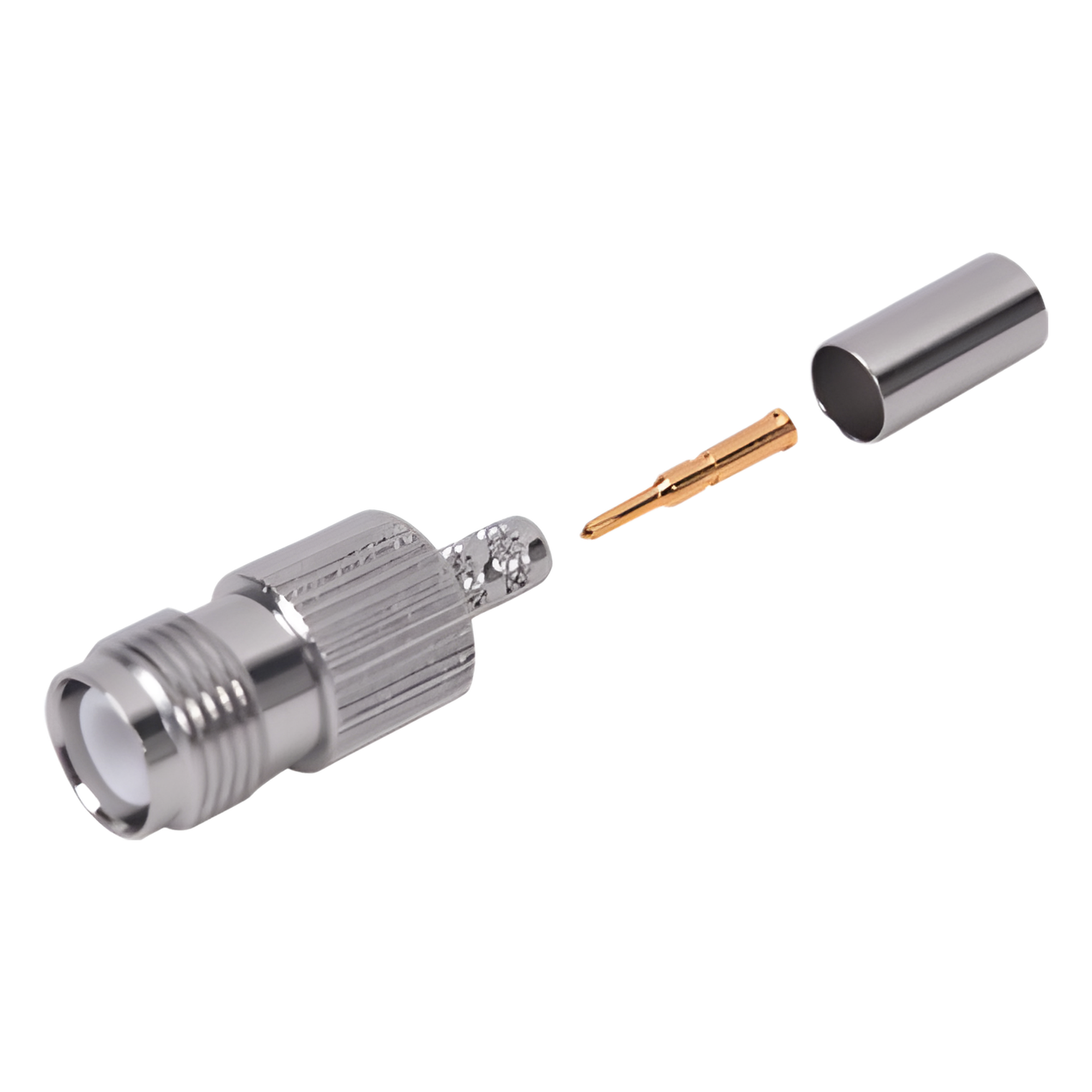 Conector TNC Hembra Inverso para cable RG-142/U. — RF INDUSTRIES,LTD · SKU RP-1216-C1