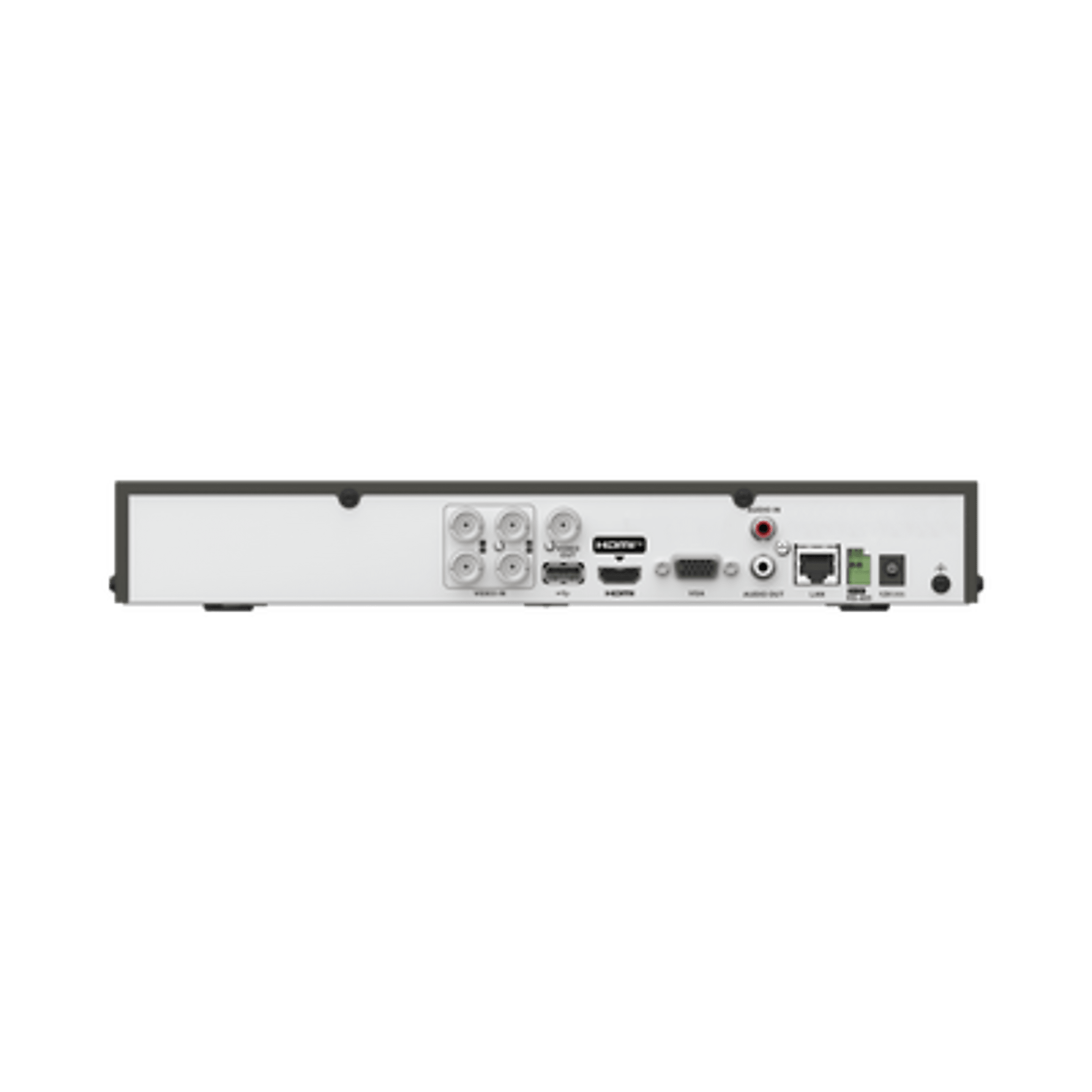 DVR 4 Canales 4K TURBOHD + 4 Canales IP / 8 Megapixel (4K) / Audio Bidireccional por Coaxitron / ACUSENSE / 1 Bahía de Disco Duro / Salida de Video en Full HD / H.265+