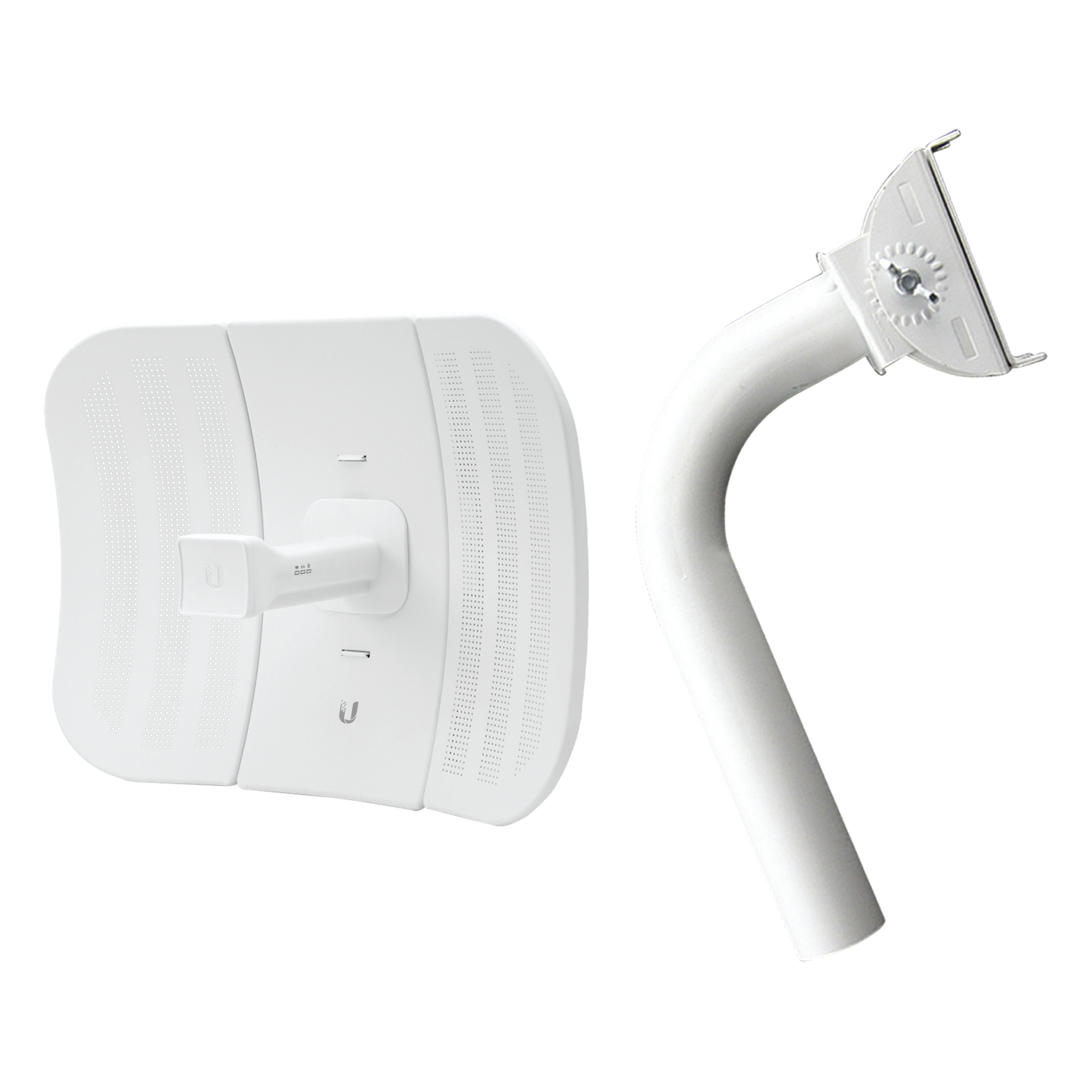 CPE Inalámbrico / 5 GHz / 23 dBi / 100 Mbps / 10/100 Mbps / PoE 24V / -40 a 70°C / 1.19 x 0.88 x 0.60 ft — UBIQUITI · SKU LBE-M5-23-U