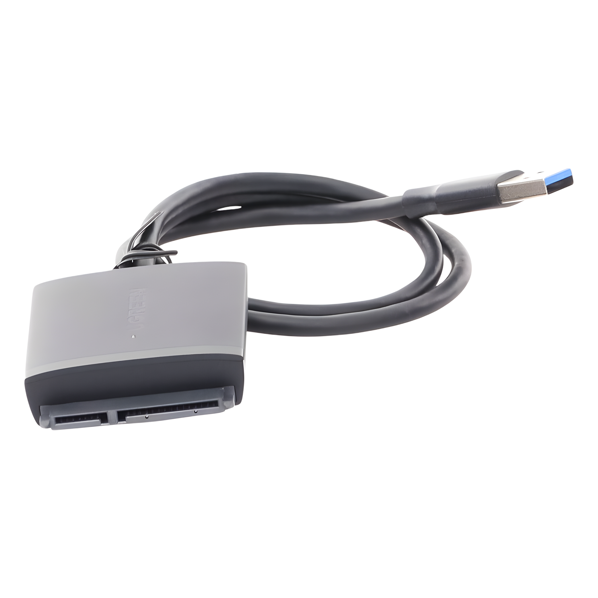 Adaptador USB 3.0 a SATA III | Compatible con Disco Duro HDD y SSD de 2.5" y 3.5" de hasta 12 TB | Velocidad USB 3.0 de hasta 5 Gbps | Alta Velocidad con UASP & TRIM | Cable de 50 cm.