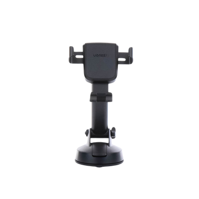 Soporte de Celular para Automóvil con Ventosa / Diseño de Sujecion en Triangulo / Ajustable 270° / Rotable / Estirable / Amplia Compatibilidad con dispositivos de 4'' a 7'' / Color Negro