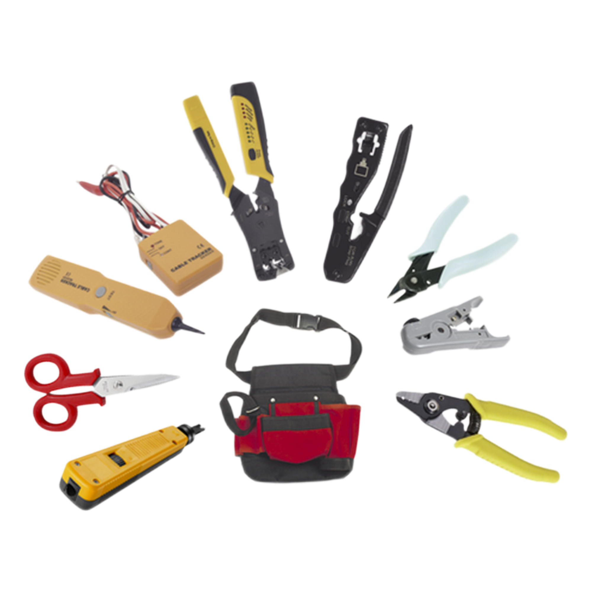 Juego de 9 Herramientas para Instalador de Redes. Incluye bolsa de viaje — EPCOM POWERLINE · SKU KITINSTALN3