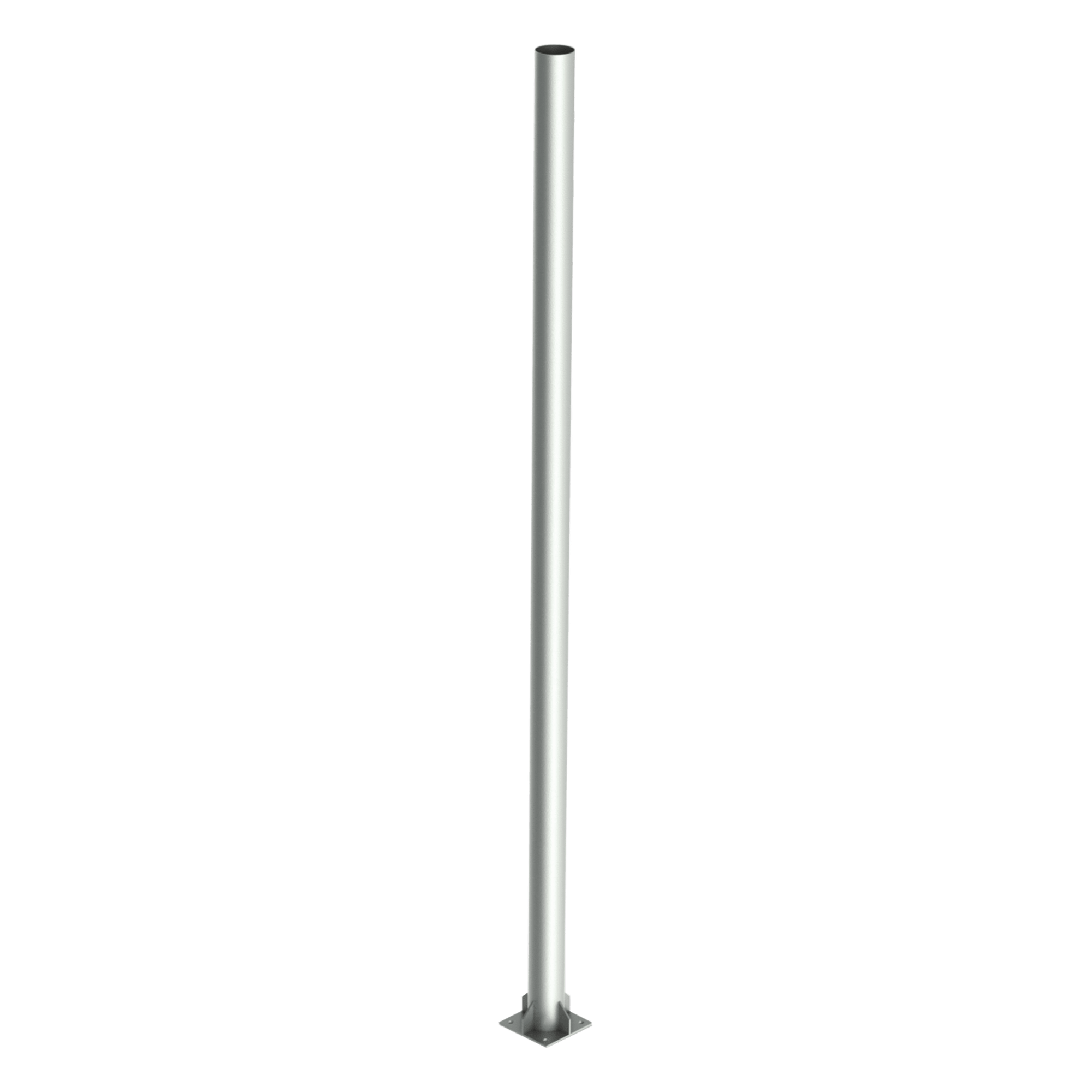 Poste de Acero Galvanizado para Videovigilancia, 6 m de altura. — SYSCOM TOWERS · SKU MSC-30A-6