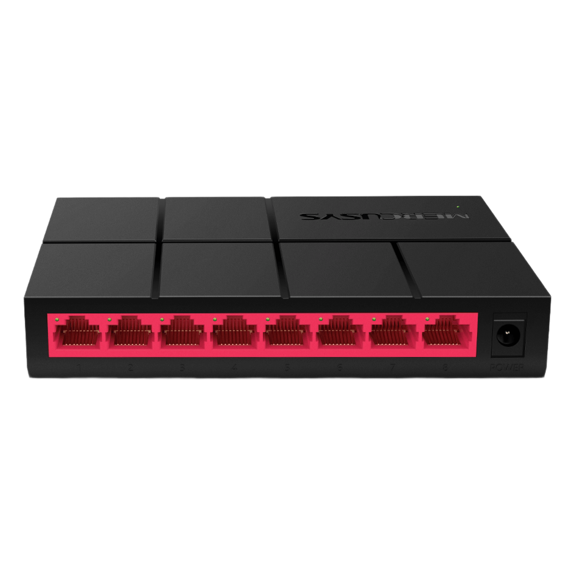 Switch NO Administrable / Para escritorio / Carcasa de Plástico / 8 puertos 10/100/1000 Mbps / Diseño Compacto / Plug and Play — Mercusys · SKU MS108G