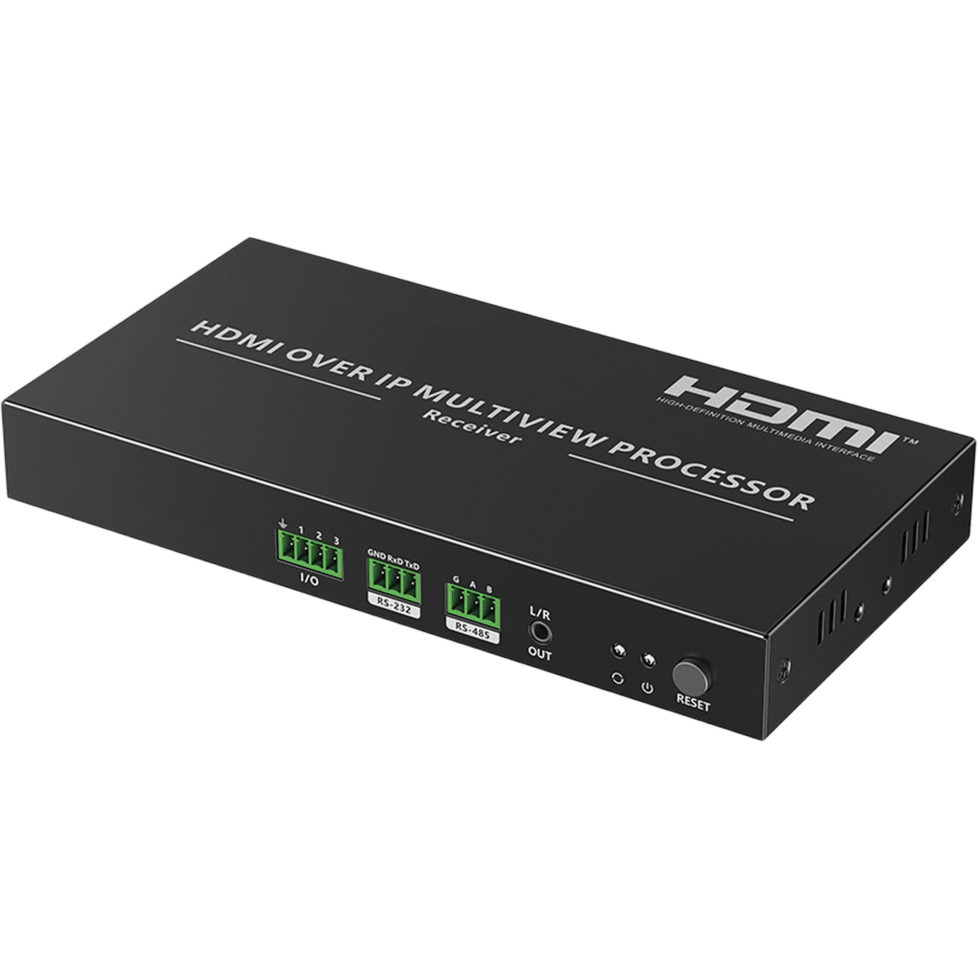 Receptor 4K60Hz sobre IP con multivisor