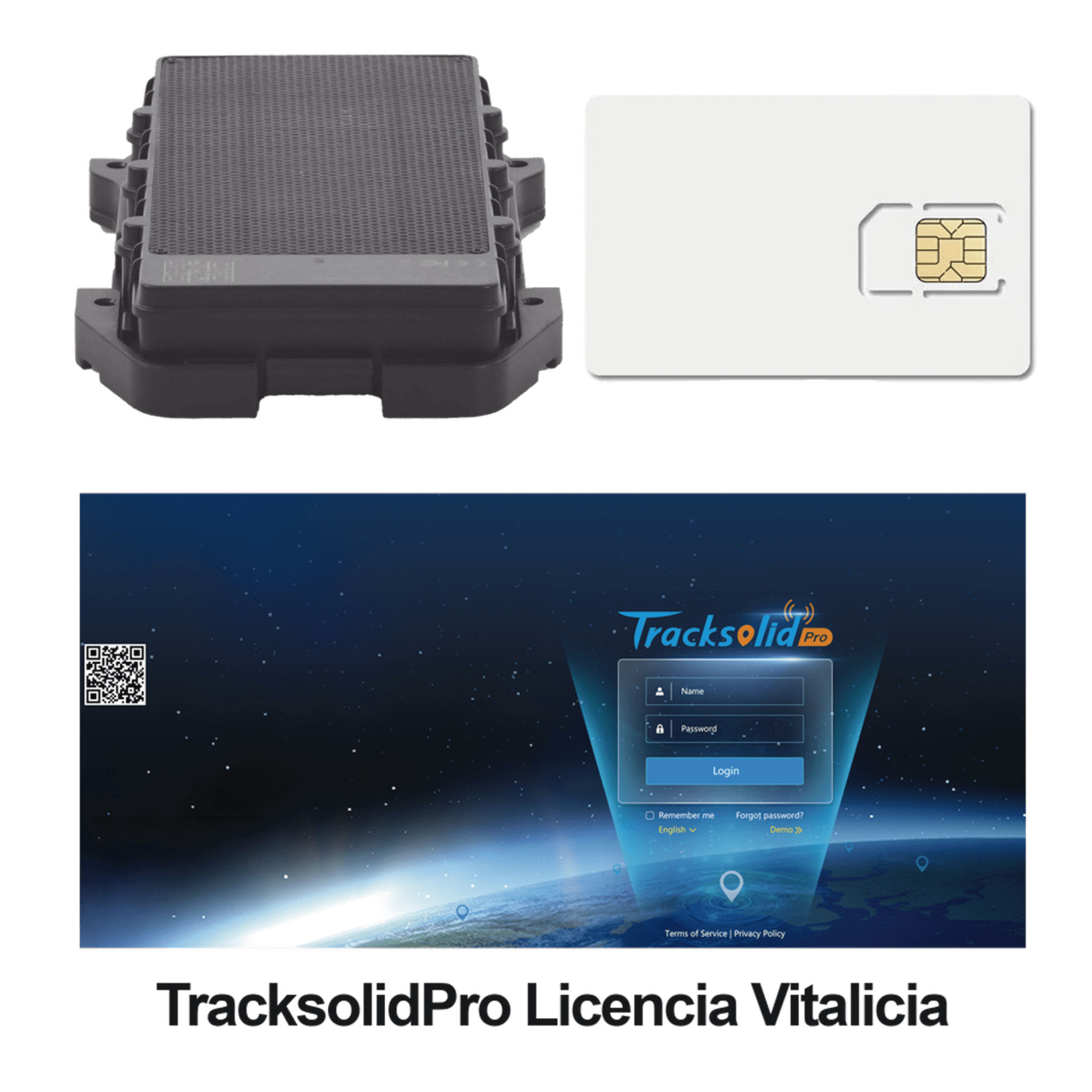 KIT Localizador 4G con carga solar / Semiautónomo / Rastreo de contenedores / Cajas de tráiler / Alarma de sabotaje audible / Incluye Licencia vitalicia VTSCX y SIM de datos SIM500MB2Y — JIMIIOT · SKU LL303KIT3