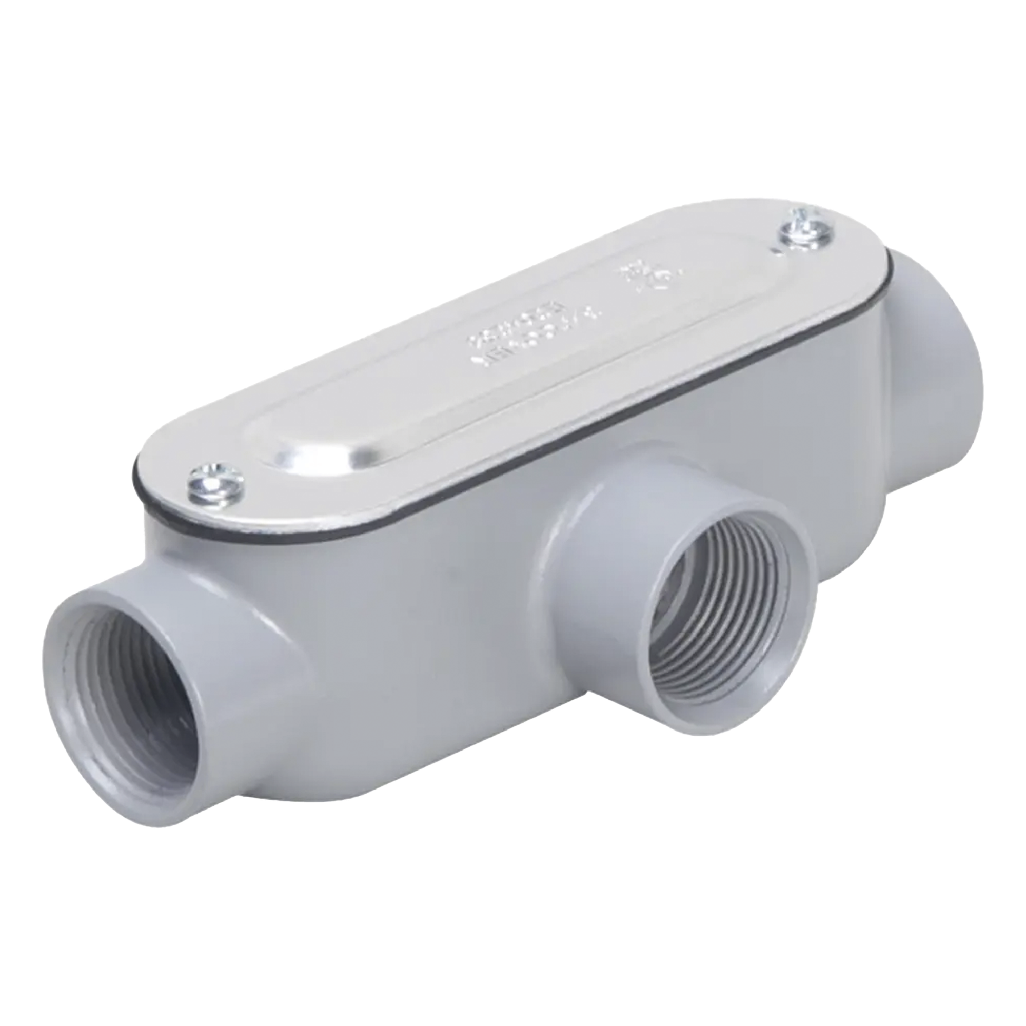 Caja Condulet tipo T de 1/2" (12.7 mm) / Con tapa y empaque. — HUBBELL TAYMAC · SKU HUB-RLT-050