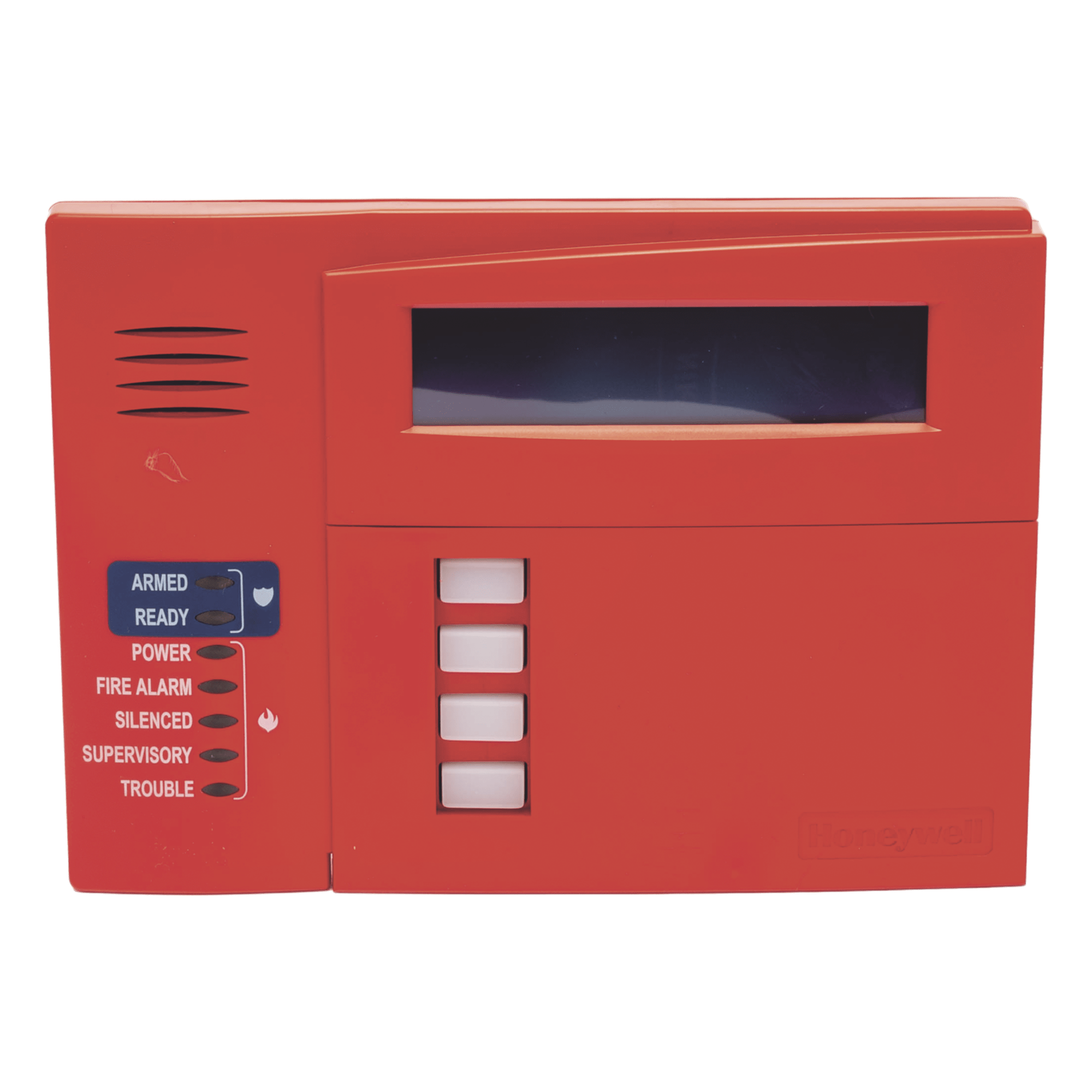 Teclado alfanumérico remoto para paneles de detección de incendio comercial, con sonorizador integrado — HONEYWELL HOME RESIDEO · SKU 6160CR2