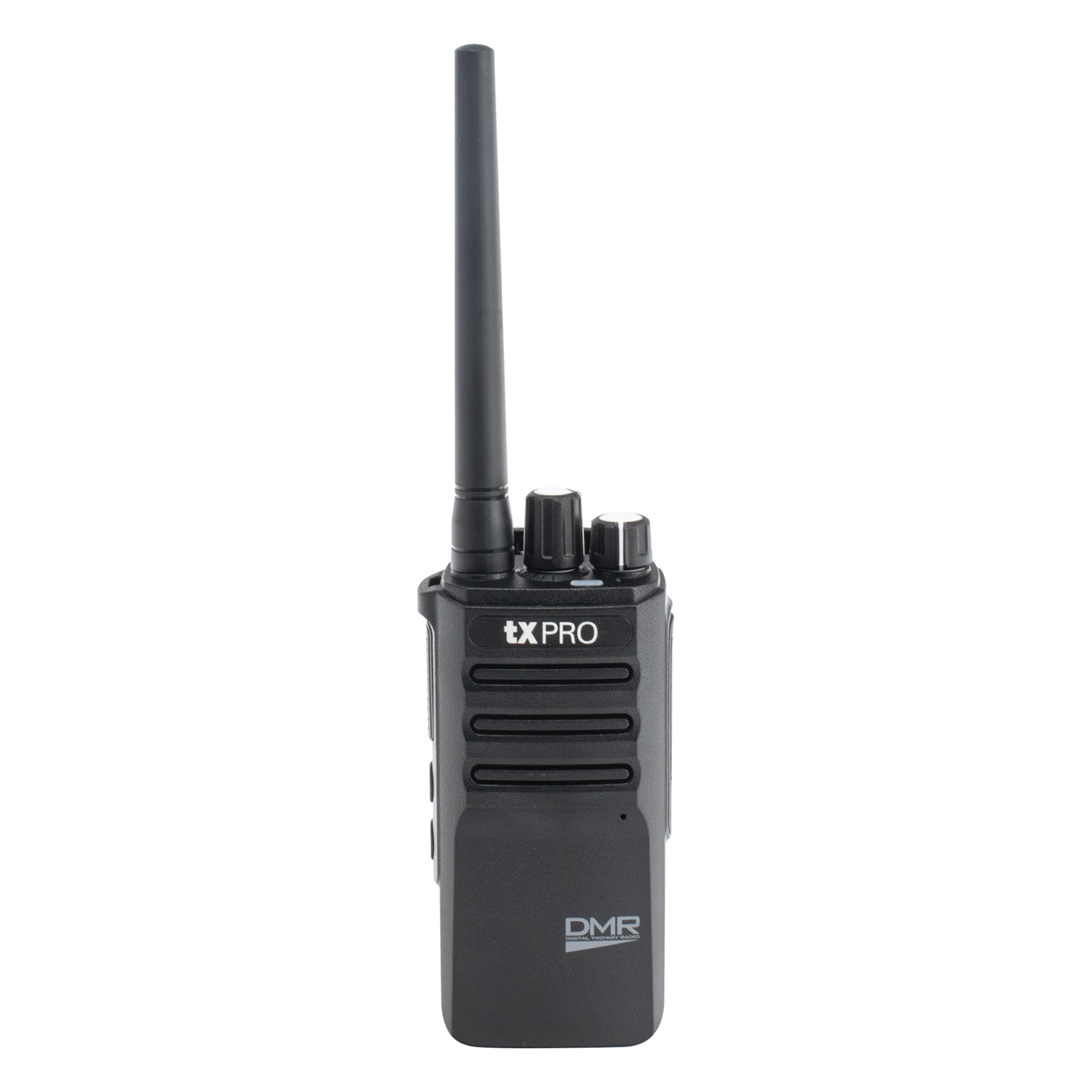 Radio Portátil DMR / UHF 400-470 MHz / 64 Canales / 4 Zonas / Cifrado Digital / 5W / USB-C — TXPRO · SKU TX790U