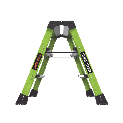 Escalera Plegable 2 Peldaños de Fibra de Vidrio / Tamaño 66 cm ( 2' 2").