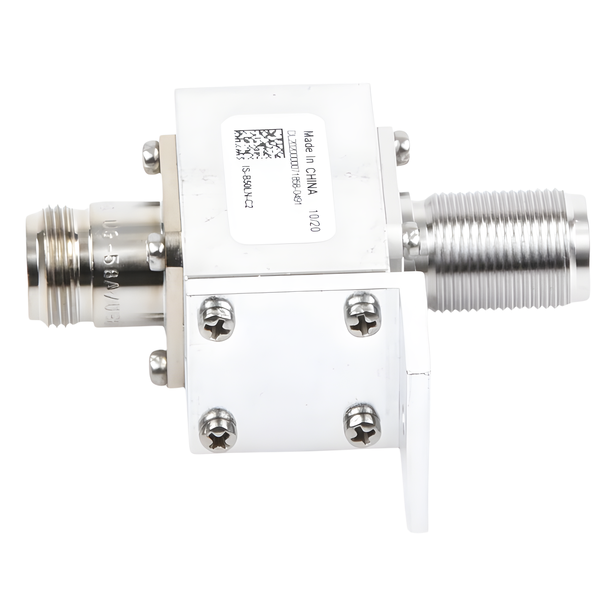 Protector Coaxial RF / 125-1000 MHz / 50 Ω / Conectores N Hembra / Bloqueo DC / 40 kA
