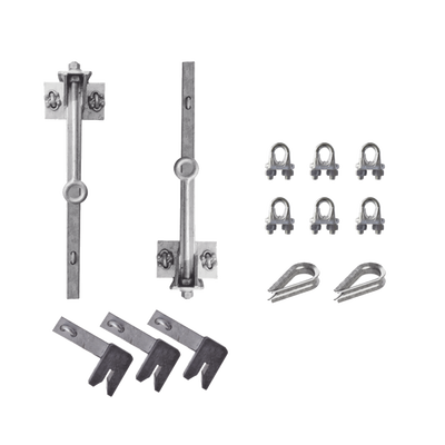 Kit de Línea de Vida para Torres STZ45G hasta 60 metros de altura. — SYSCOM TOWERS · SKU KIT-LV60