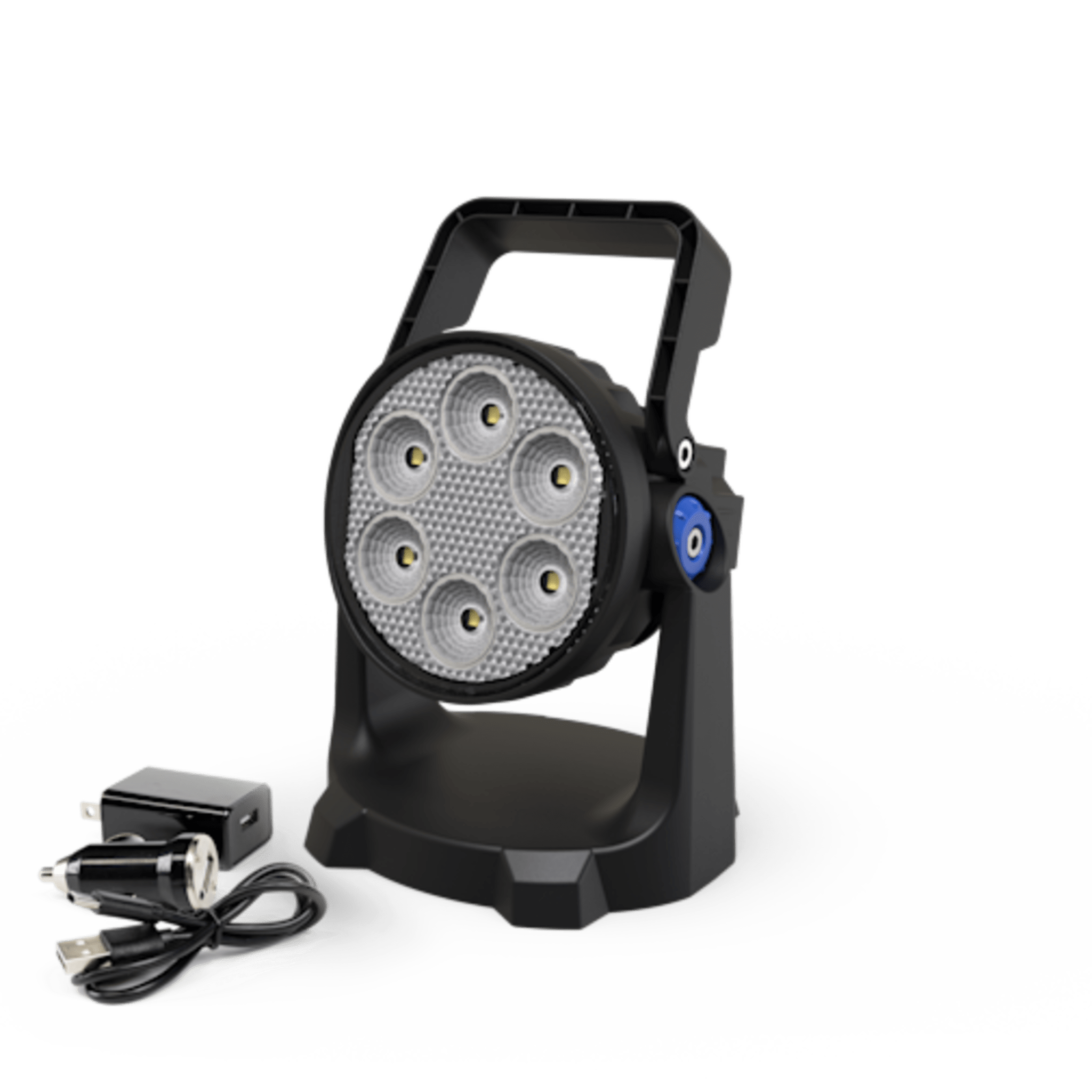 Lámpara de trabajo de mano de 6 LED, con batería recargable y montaje magnético, IP67