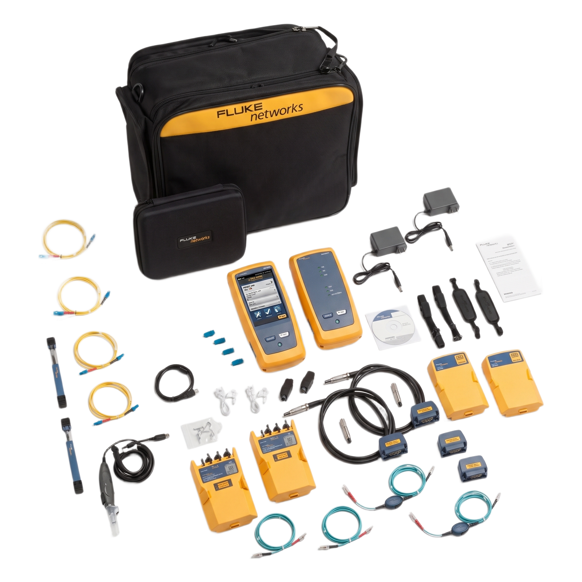 Certificador DSX-8000 para Cable de Cobre Cat5e, Cat6, Cat6A y Cat8, Con Módulos OLTS Quad CertiFiber Pro, Con WiFi Integrado y Pantalla LCD de 5.7 Pulgadas (14.48 cm), Versión Internacional — FLUKE NETWORKS · SKU DSX2-8000QIINT