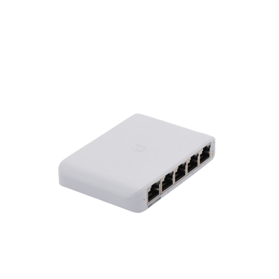 Switch UniFi Administrable Compacto de 5 Puertos 10/100/1000 Mbps, soporta entrada de PoE 802.3af/at