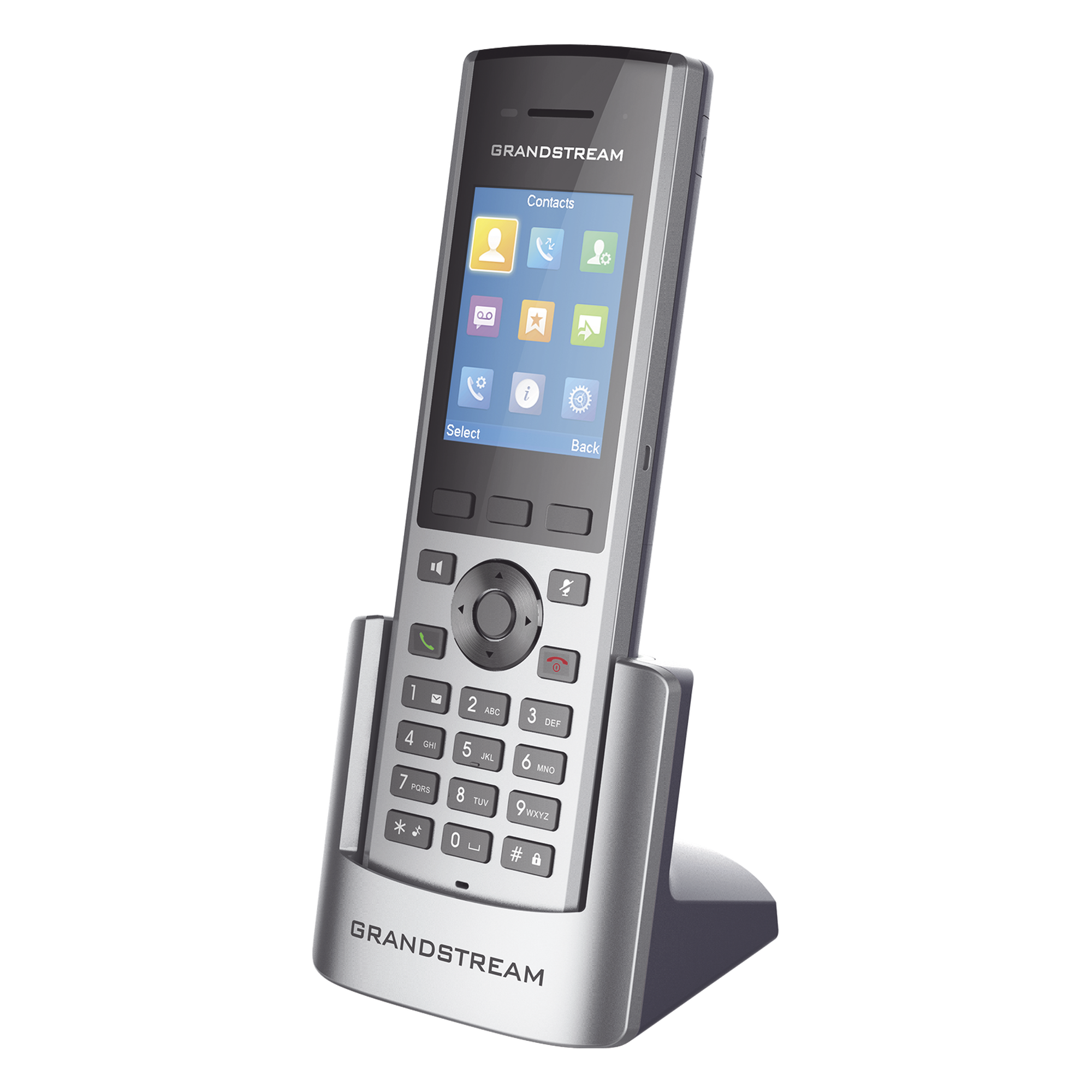 Teléfono HD con tecnología DECT largo alcance, con pantalla a color LCD — GRANDSTREAM · SKU DP-730