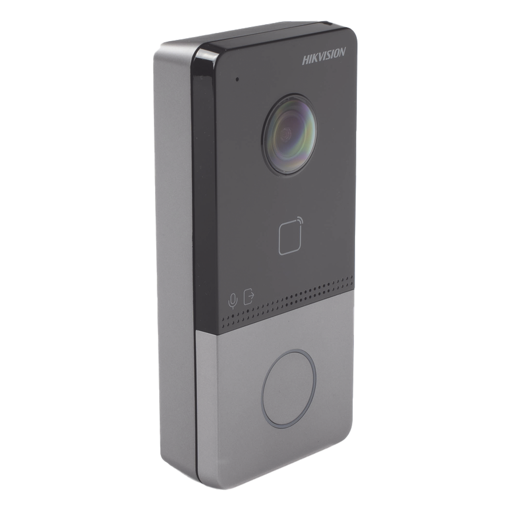 Videoportero IP 2 Megapixel / PoE Estandar / IP65 / Apertura desde Hik-connect / Soporta 1 Departamento y Hasta 6 Monitores / Soporta Tarjetas Mifare / 1 Salida Relay — HIKVISION · SKU DS-KV6113-PE1(C)