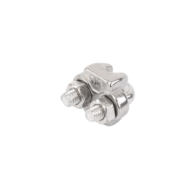 Nudo/ Perro/ Abrazadera Acero Forjado para Cable de 1/4", Acero Inoxidable.