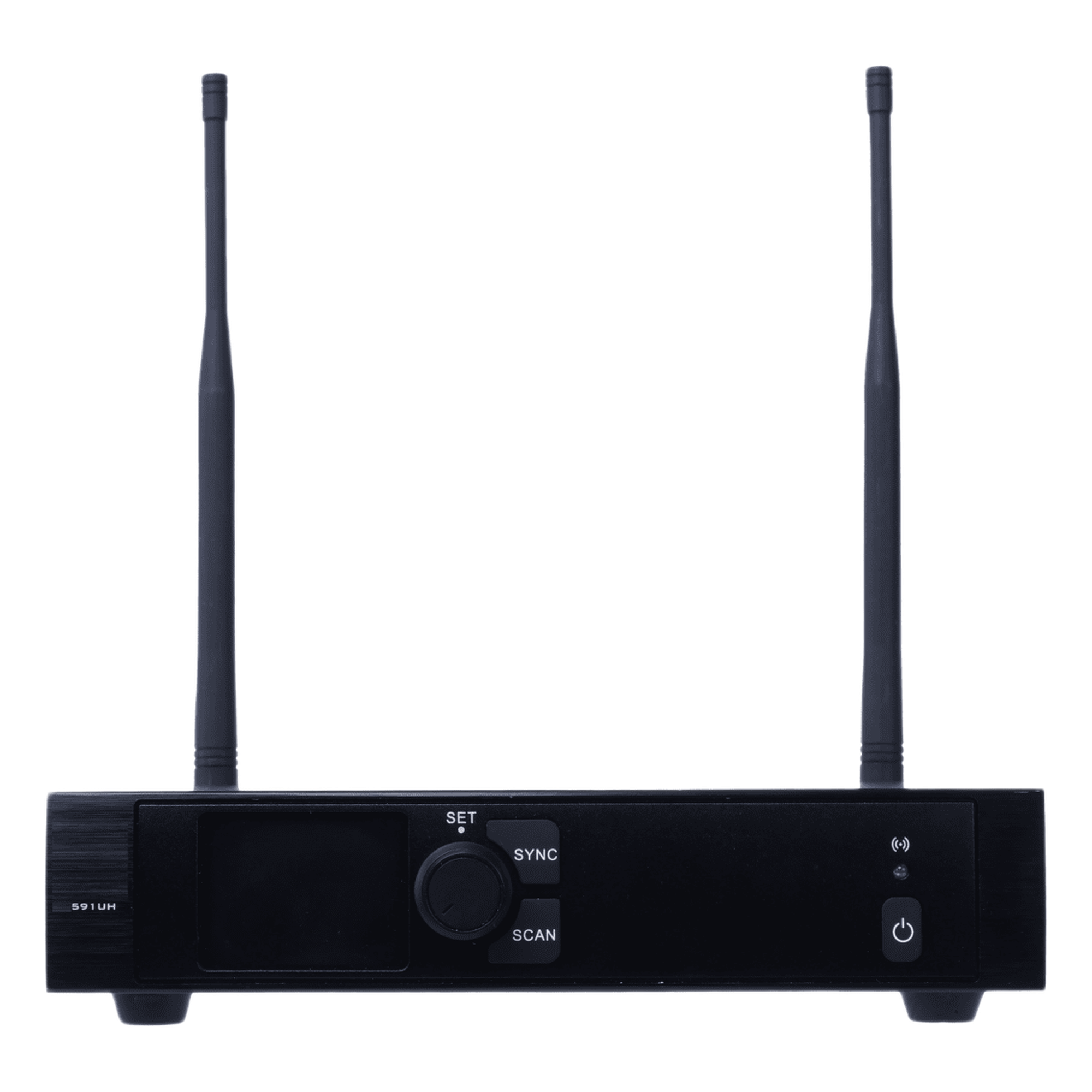 Receptor Inalámbrico Un Canal EP-591U | Transmisión Digital U-Band 540-690 MHz | Modulación PI/4-DQPSK | Pantalla TFT-LCD 2.2" | Salida Balanceada y Desbalanceada | Encripción de Audio | Escaneo de Frecuencia — EPCOM PROAUDIO · SKU EP-591U