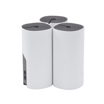 Kit de Router inalámbrico mesh Deco E4 para Hogar / Doble banda AC 1200 / 2 puertos 10/100 Mbps / Compatible con amazon alexa.