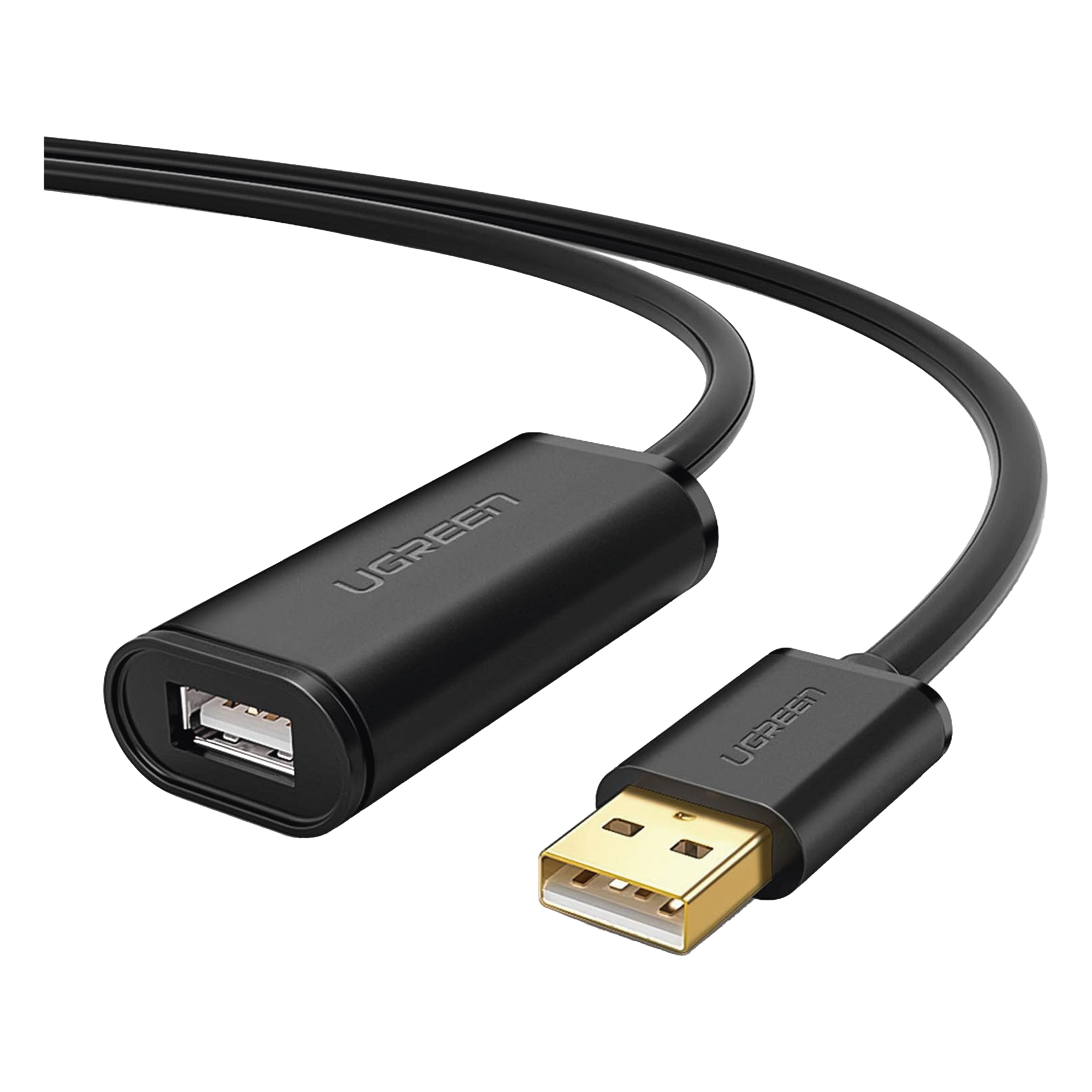 Cable de Extensión Activo USB 2.0 / 30 Metros / Macho-Hembra / Booster individual FE1.1S incorporado / Velocidad de hasta 480 Mbps / Ideal para impresoras, consolas , Webcam, etc. — UGREEN · SKU 10326