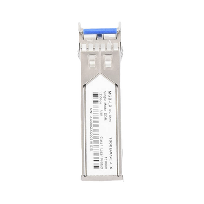 Paquete de 10 Piezas del Modelo (MGB-LX v2) del Transceptor mini-GBIC SFP 1G LC Duplex Para Fibra Monomodo de 20 Km