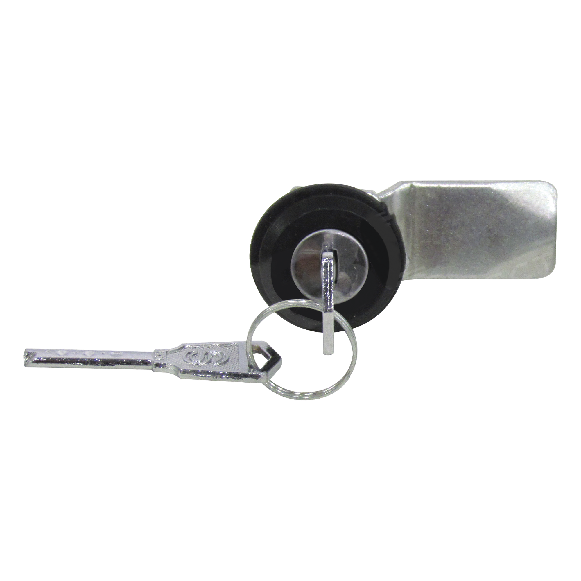 Cerradura con Paleta Metálica con 2 llaves para Gabinetes de Acero. — PRECISION · SKU PST407
