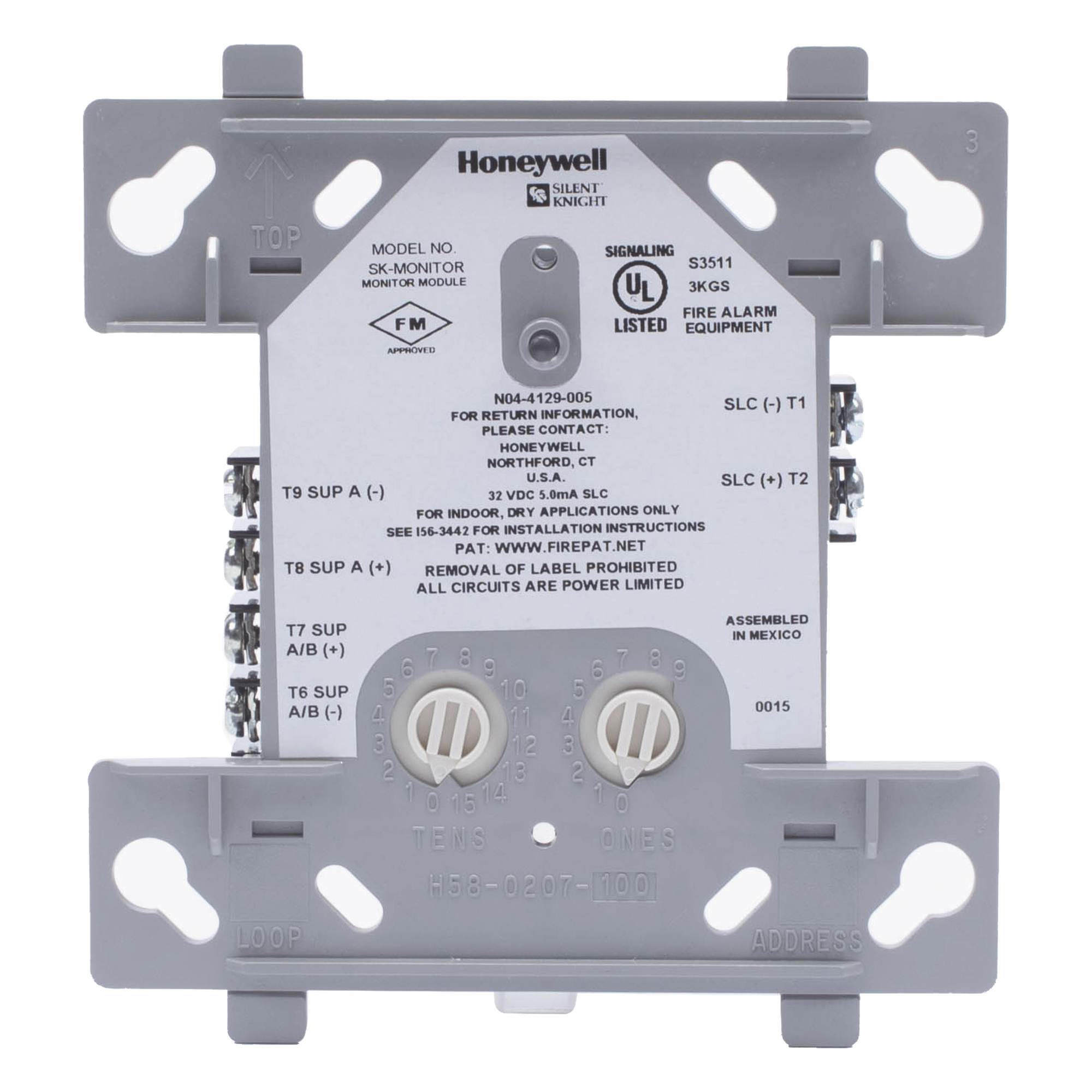 Modulo de entrada convencional — SILENT KNIGHT BY HONEYWELL · SKU SKMONITOR