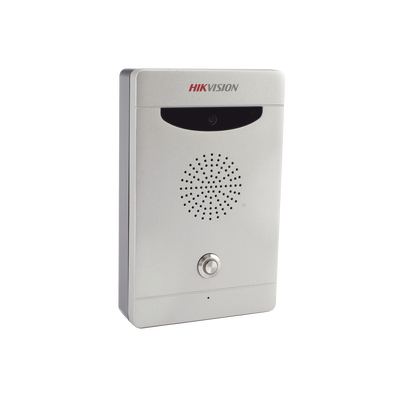 Estación de Alarma de Pánico con Video / Cámara 2 Mergapixel / Audio Bidireccional / Alarma de Manipulación / PoE / IP65 / IK08 / Montaje en Pared o Empotrado