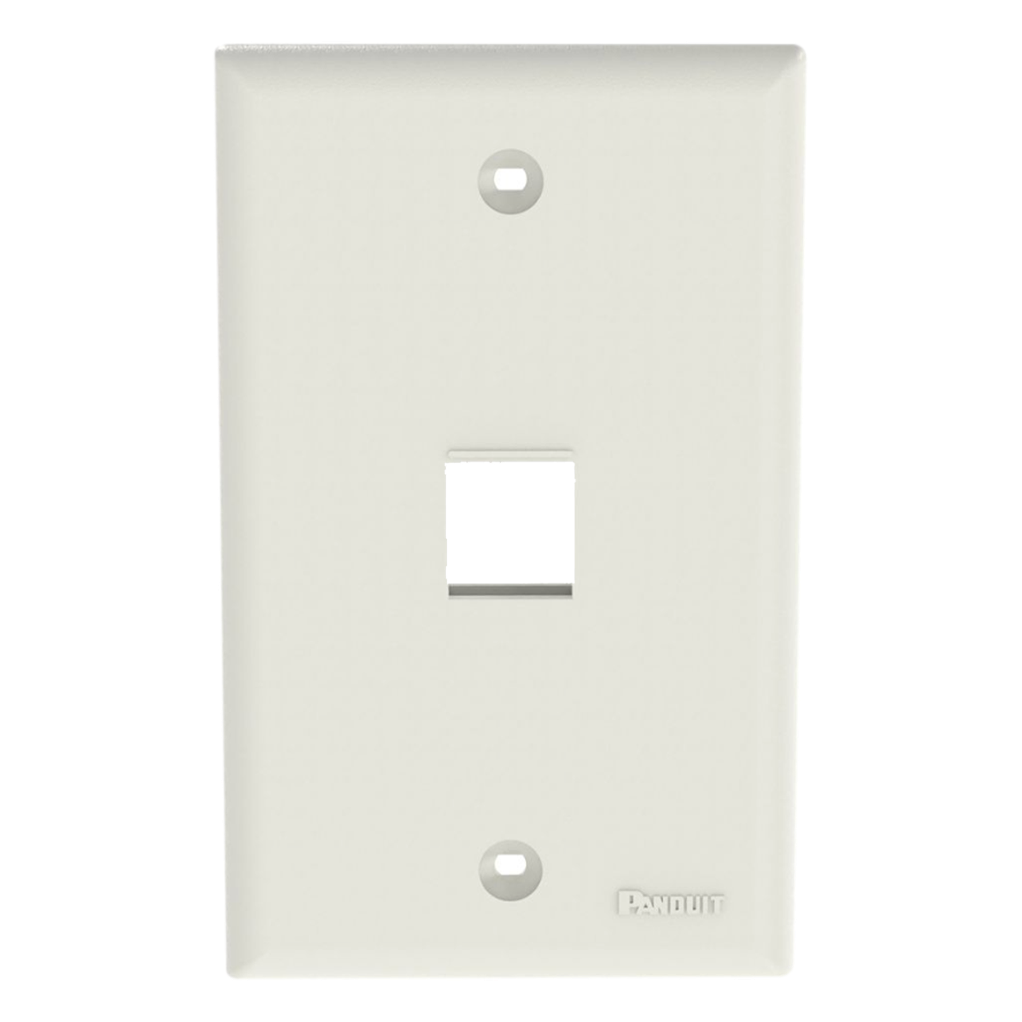 Placa de Pared Vertical, Salida Para 1 Puerto Keystone, Color Blanco Mate — PANDUIT · SKU NK1FNIW