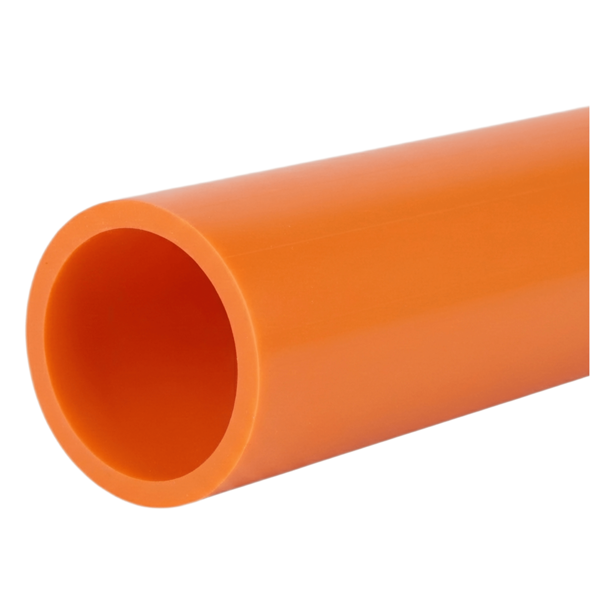 Ducto para Fibra Óptica 3/4" Liso RD11, Color Naranja Prelubricado, Rollo de 200 Metros