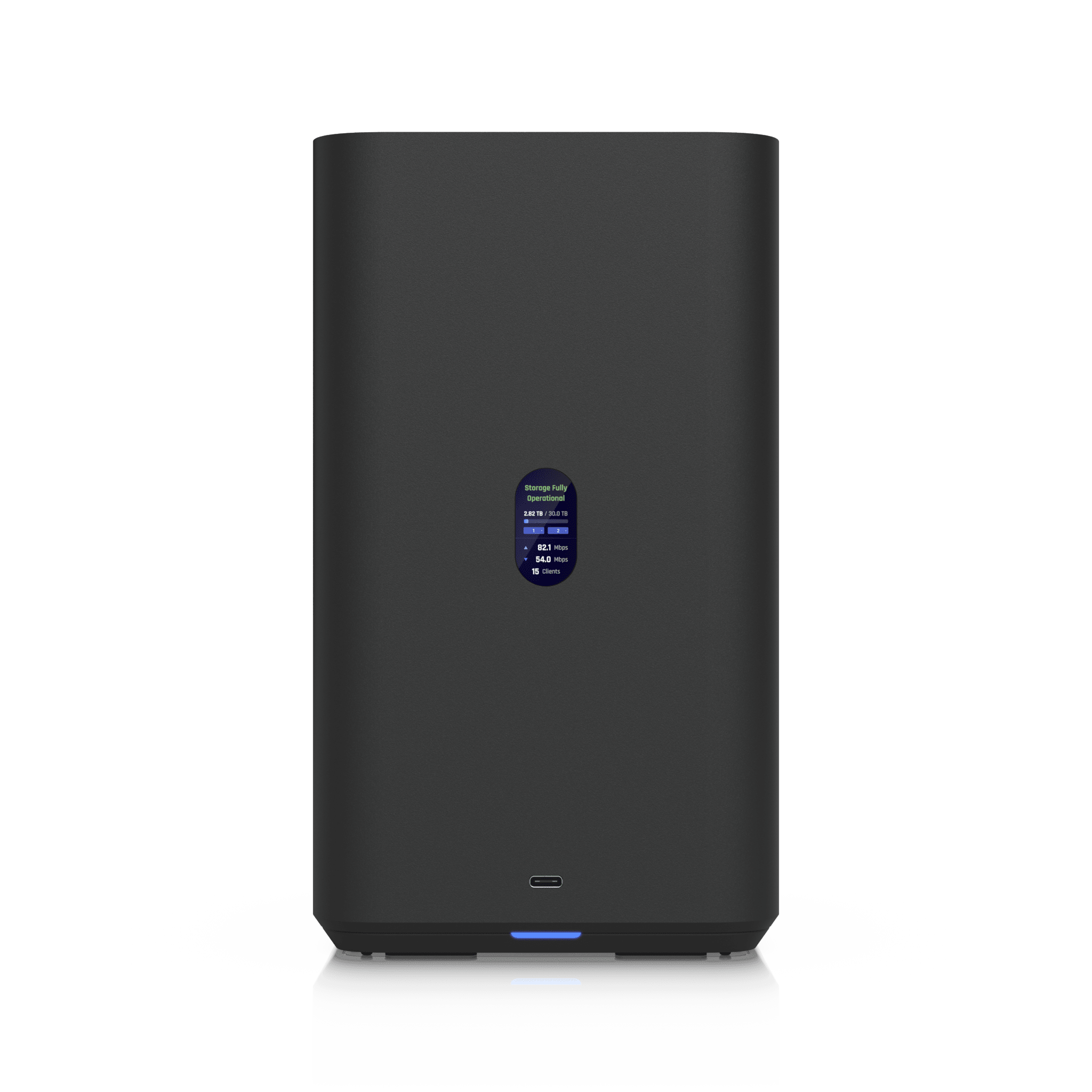 UniFi UNAS-2 – Almacenamiento en Red (NAS) Compacto con 2 Bahías para HDD de 3.5”, Puerto de Red 2.5 GbE, Conectividad USB-C y Adaptador PoE++ Incluido