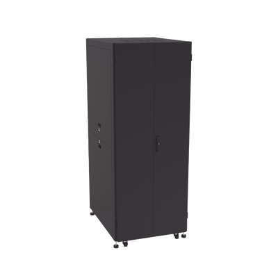 Gabinete para Telecomunicaciones Rack Estándar de 19", 42UR, 800 mm Ancho x 1000 mm Profundidad. Fabricado en Acero, Se envía el Gabinete Armado.