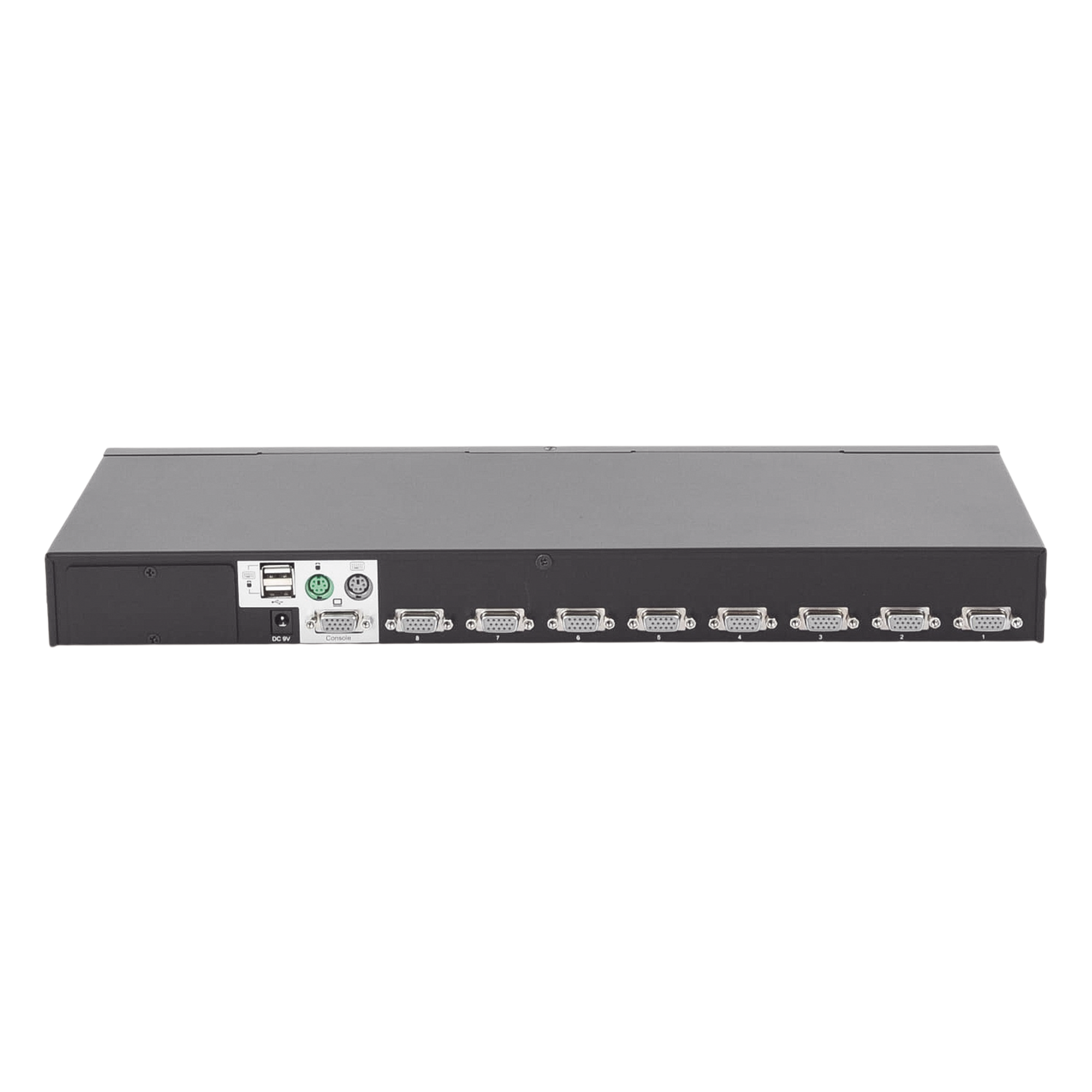 Switch Para Monitor KVM de 8 Puertos VGA, Permite el Acceso y Controla Hasta 8 Computadoras Desde Una Sola Consola (Teclado, Ratón y Monitor).