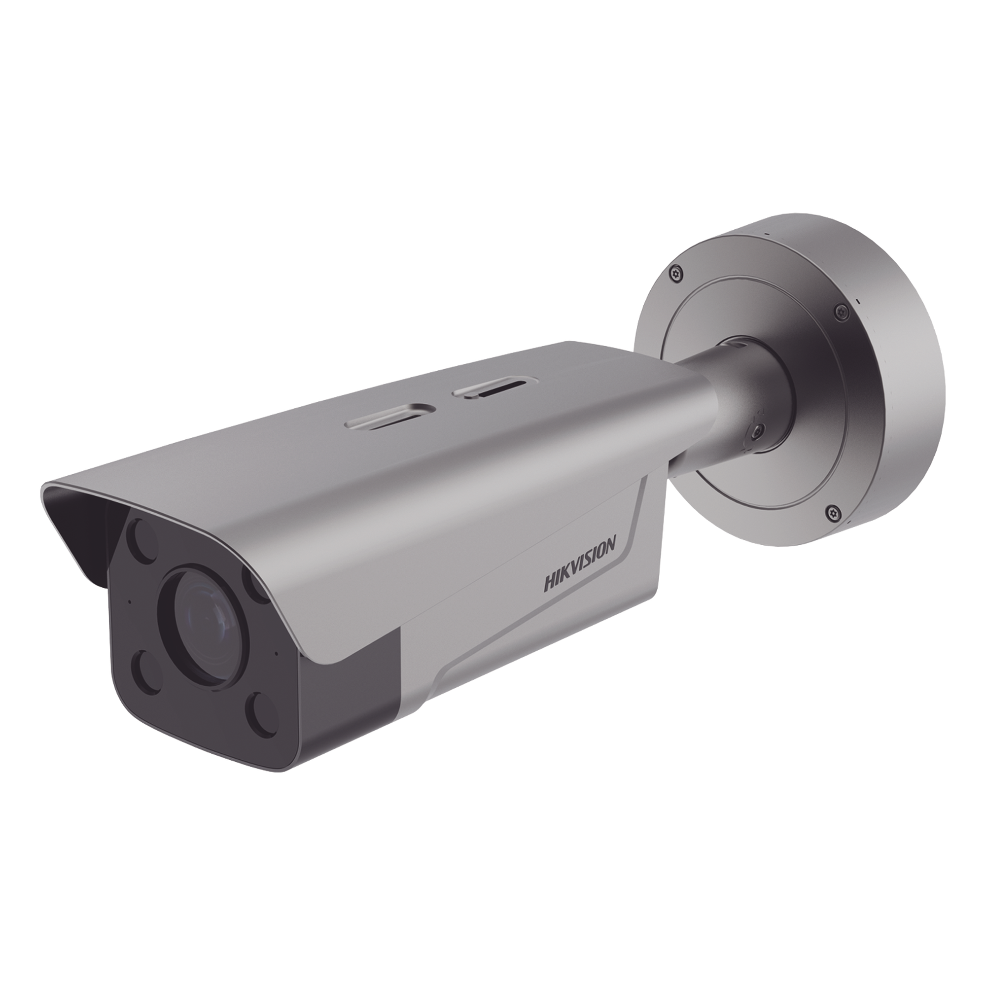 Bala IP 4 Megapíxel ANPR para Control de Acceso / Lente Mot. 2.8 mm - 12 mm / ANPR Precisión de captura 98% /IP67 / IK10 / PoE /Detección de placas: Plug and play, sin configuraciones complicadas — HIKVISION · SKU DS-TCG406-E(S)
