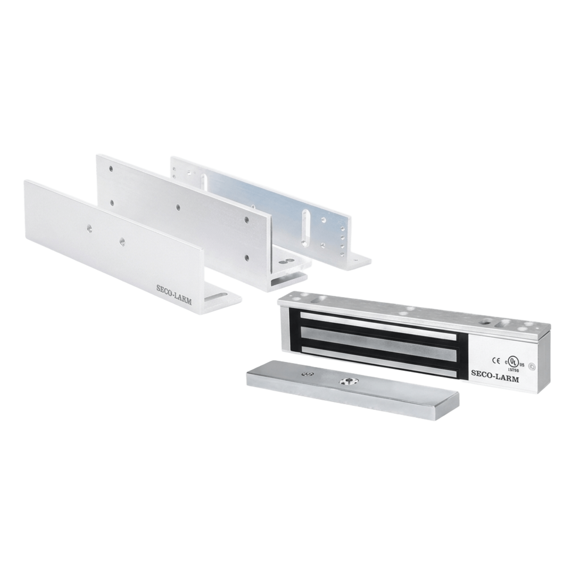 Kit Para Control de Acceso Incluye Chapa Magnética de 600 Lbs / Montaje En Z y L / Uso Interior / Certificación UL / Color Plata