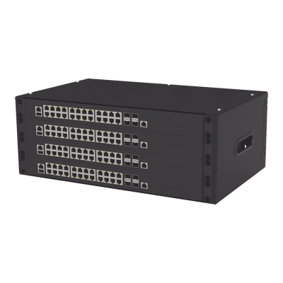 Gabinete para Montaje en Pared liviano, 4 Unidades de rack, Profundidad máxima de trabajo 250 mm, Se envía el Gabinete Armado.