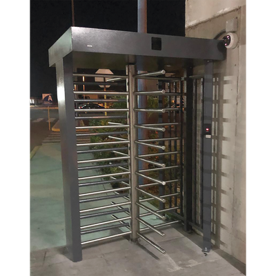 Torniquete Sencillo / Cuerpo Completo / Interior/Exterior / 100% Acero con Pintura Gris / EJE CENTRAL de Acero Inoxidable /Acabado de Lujo / Alto Tráfico