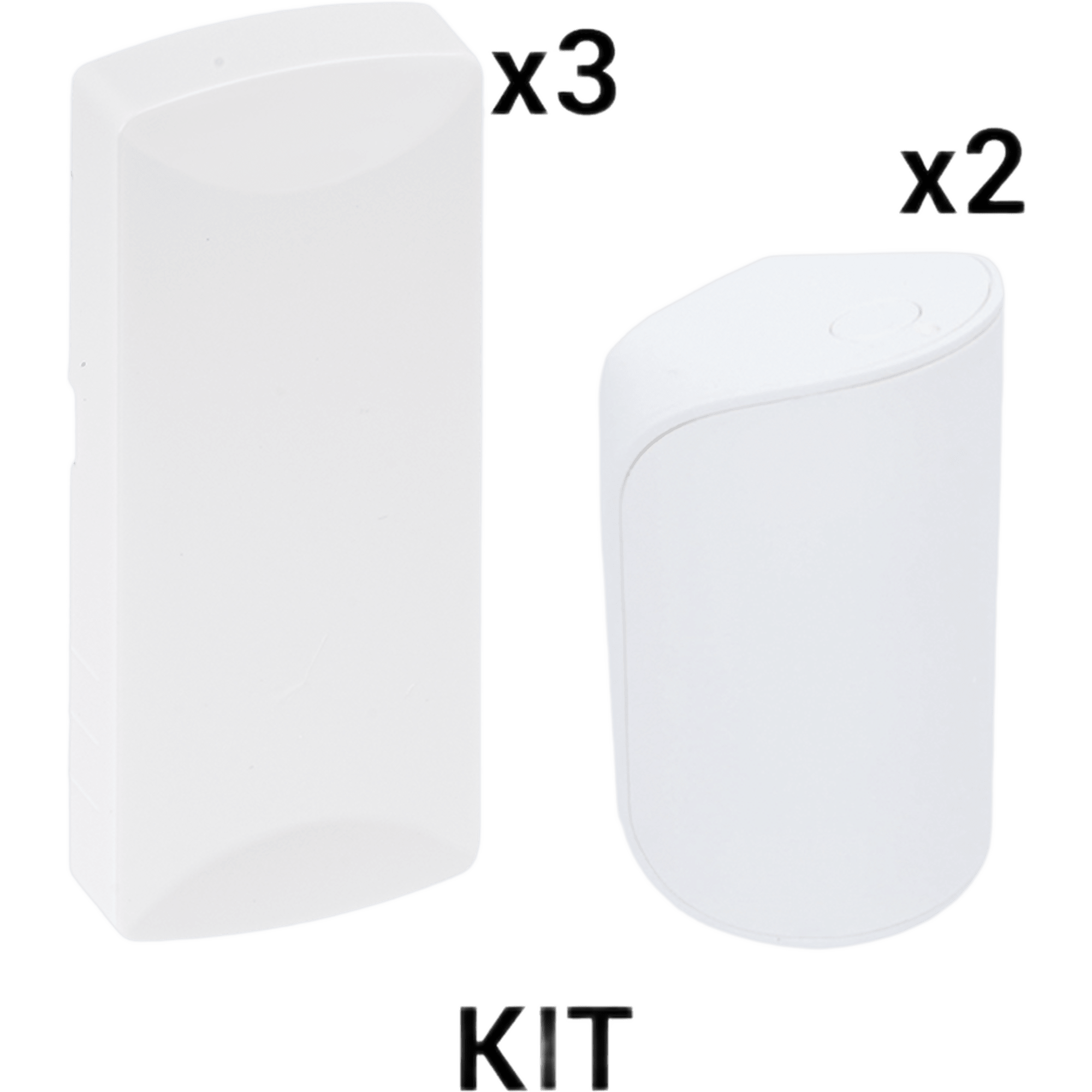 KIT Básico Sensores Inalámbricos - Incluye 3 Contactos Magnéticos y 2 PIR - Compatibles con DSC